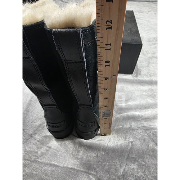 Sorel Womens Tivoli IV Tall Waterproof Suede Boots Womens Size 6 Black Insulated - Picture 4 of 7